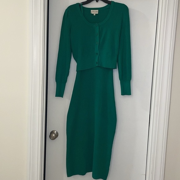 Freshman 1996 Knit Crop Sweater and Spaghetti Strap Dress.  Size Small. - Picture 14 of 14